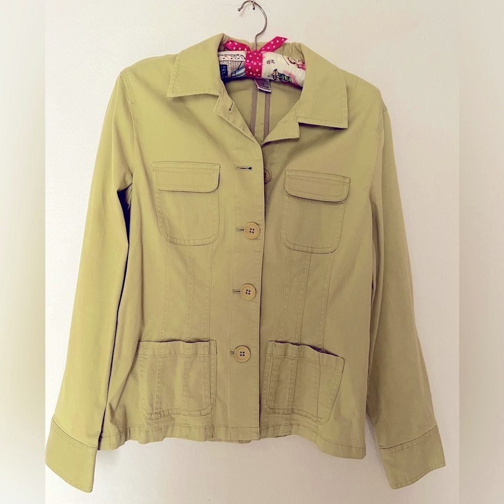 Harold’s XS lime green jacket